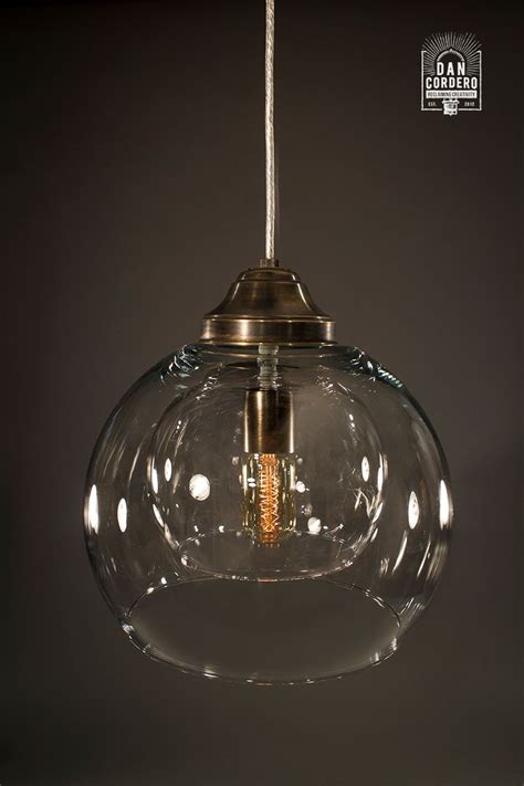 Stunning Double Glass Globe Pendant Light Fixture Created By Dan Cordero Edison Bulb Pendant