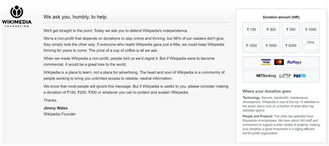 Wikipedia Is Seeking Donations From Indian Readers And Heres Why