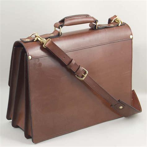The Standard Handmade Leather Briefcase Henry Tomkins