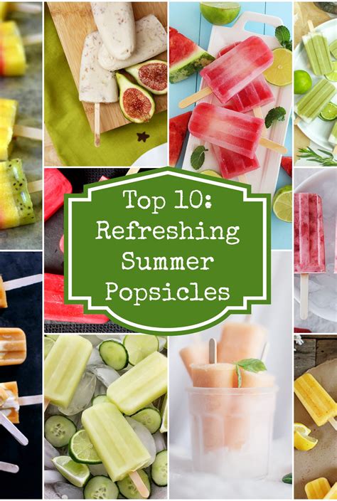 Top 10 Refreshing Summer Popsicles Rainbow Delicious