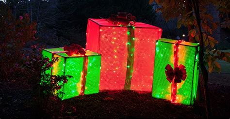 Outdoor Lighted Christmas Packages Home Design Ideas