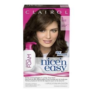 The foam is applied like a shampoo and lathers up so you can't miss any sections. Siimply Alexx: Review: Clairol Nice 'n' Easy Foam Hair Dye