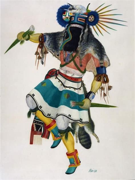 Zuni Harvest God Percy Tsisete Sandy Gilcrease Museum Native