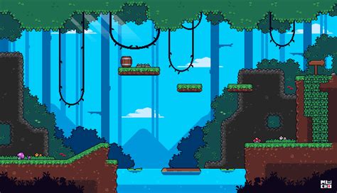 Forest Tileset Pack By Mucho Pixels