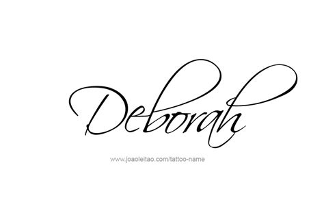 Deborah Name Tattoo Designs