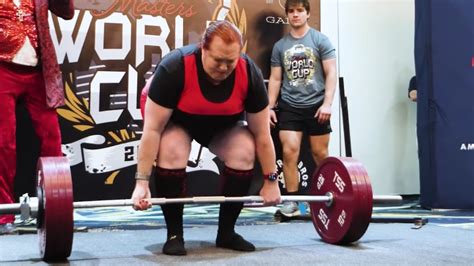 Masters Powerlifter Racheal Paveglio 100 Kg Sets Raw World Record With 230 Kilogram 507