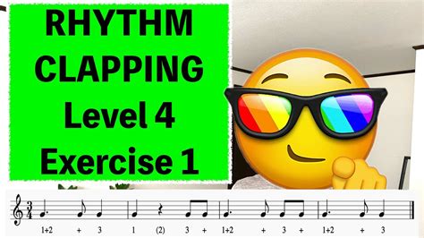 Rhythm Clapping Practice Level 4 Exercise 1 Dotted Quarter Notes