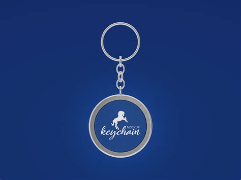 Download Free Round Shape Keychain Mockup PSD Set - Good Mockups