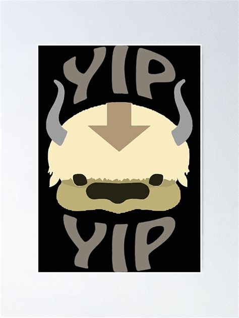 Appa Yip Yip Exclusive Poster For Sale By Saccuccirise95 Redbubble