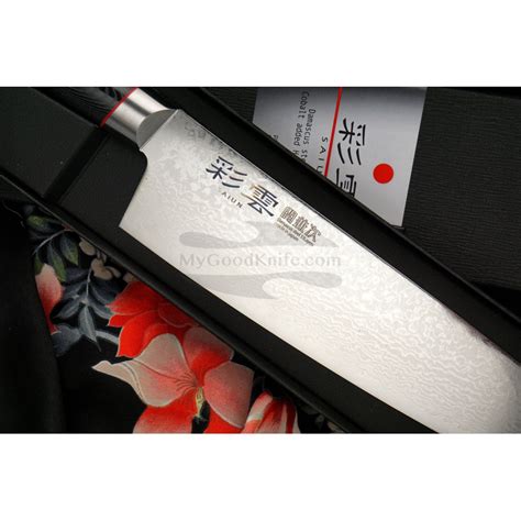 Gyuto Japanese Kitchen Knife Seki Kanetsugu Saiun 9006 23cm For Sale
