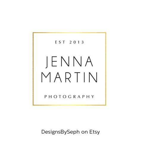 Pre Made Logo Design And Photography Watermark Logo Template