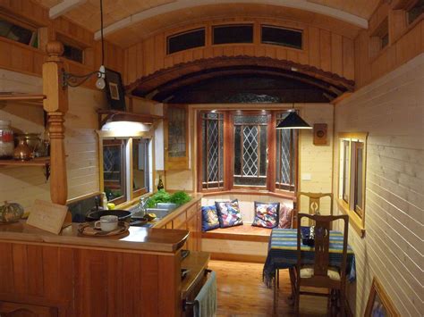 Inside A Converted Caboose Rcozyplaces