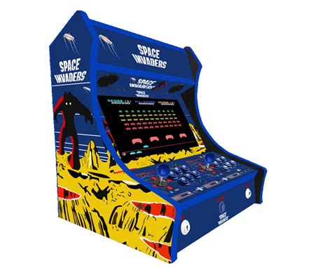 2 Player Bartop Arcade Machine Space Invaders Themed Multi Games