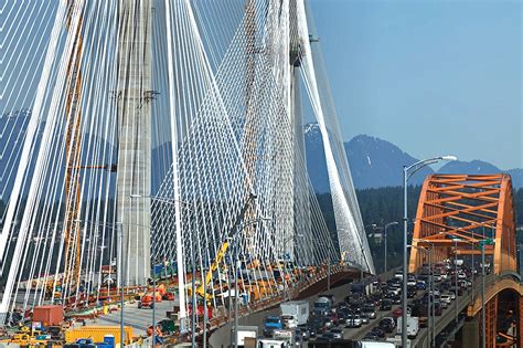 Port Mann Bridges The New Port Mann Bridge Across The Fras Flickr