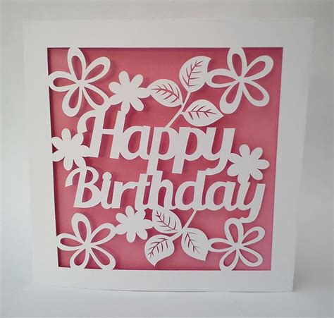 Cricut Birthday Cricut Birthday Cards Birthday Card Template Free