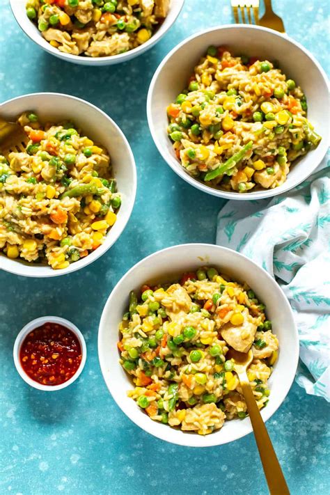 Set the manual/pressure cook button to 5 minutes. The BEST Instant Pot Chicken Fried Rice - Eating Instantly