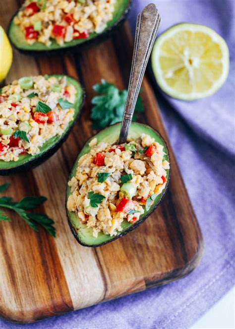 Chickpea Tuna Stuffed Avocados Making Thyme For Health