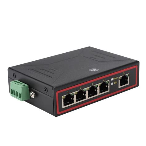 Conmutador De Red Gigabit Ethernet De 5 Puerto 101001000mbps Conmutador De Red De Grado