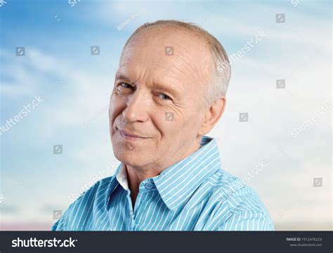 Photo Retired Old Man Smile Posing Stock Photo 1912476223 Shutterstock