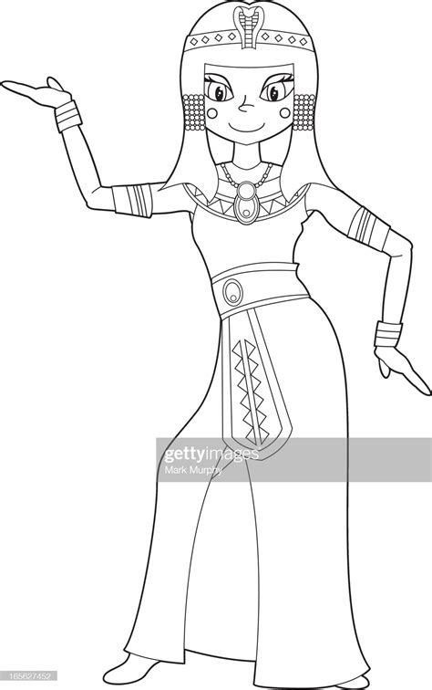 Colour In Cleopatra Egyptian Queen High Res Vector Graphic Getty Images