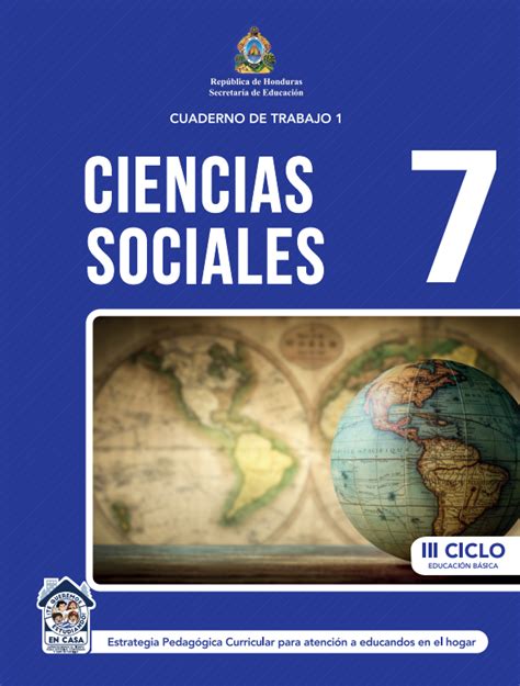 🥇 Cuaderno De Trabajo De Ciencias Sociales 7 Septimo Grado Honduras