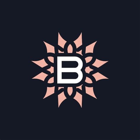 Premium Vector Elegant And Beautiful Letter B Flower Blooming Logo