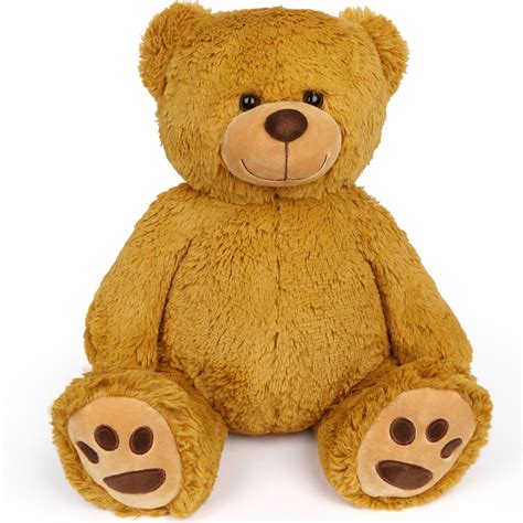 Toys Stuffed Animals And Plushies Plushy Rag Toy Bear Brown Textile Toy