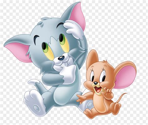 Tom And Jerry Mouse Nibbles Cat Cartoon Png Image Pnghero