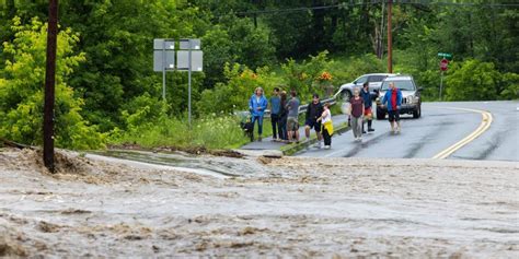 Emergency Declared As Historic And Catastrophic Flooding Swamps Vermont