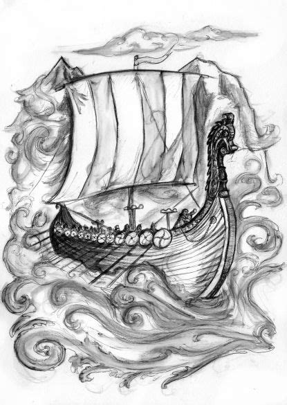 High quality viking boat gifts and merchandise. 30+ Incredible Viking Ship Tattoos