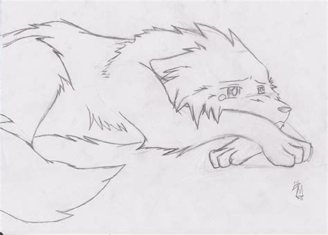 Sad Anime Wolves Drawings