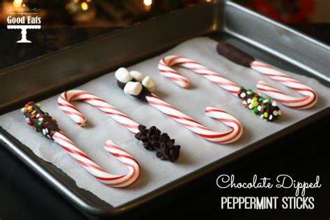 Chocolate Dipped Peppermint Sticks Recipe Peppermint Sticks