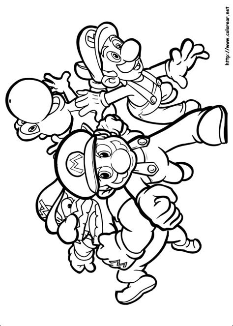 Dibujos para colorear de Super Mario Bros.