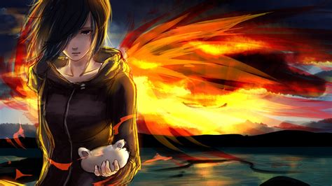 Free 4k Wallpaper Anime Tokyo Ghoul Kirishima Touka 3840