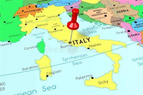 Ubicacion De Roma En El Mapa De Italia