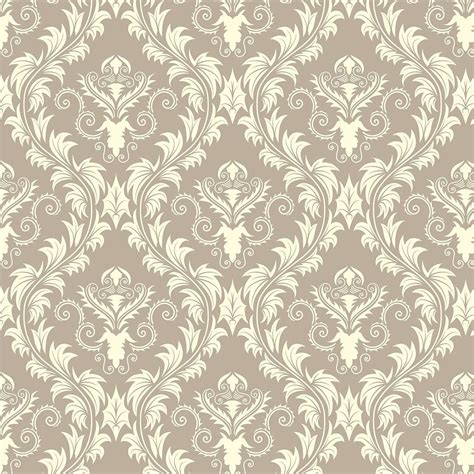 Papel De Parede Vintage Arabesco Damask Fundo Nude Mt No Elo My XXX