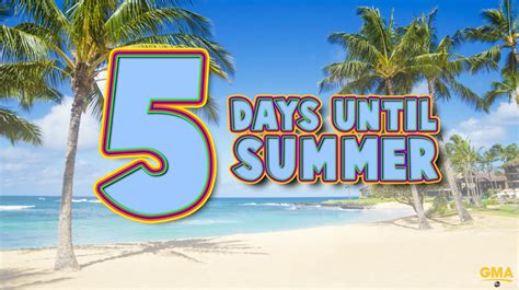 Good Morning America On Twitter 🚨 🚨 Only 5 Days Until Summer 🚨 🚨