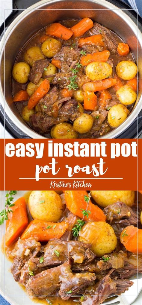 Season pot roast with salt and pepper. Pressure Cooker Recipes 73999 The BEST Instant Pot Pot ...