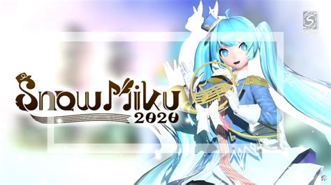 【雪ミク】「snow Miku 2020」白い雪のプリンセスは 【module Showcase Video】【2020 Solo】【初音ミク