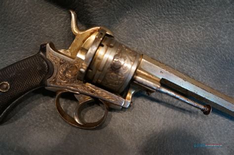 Antique Engraved Pinfire Revolver For Sale At 919033980
