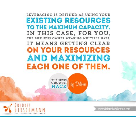 Leveraging Is Defined As Using Your Existing Resources To The Maximum