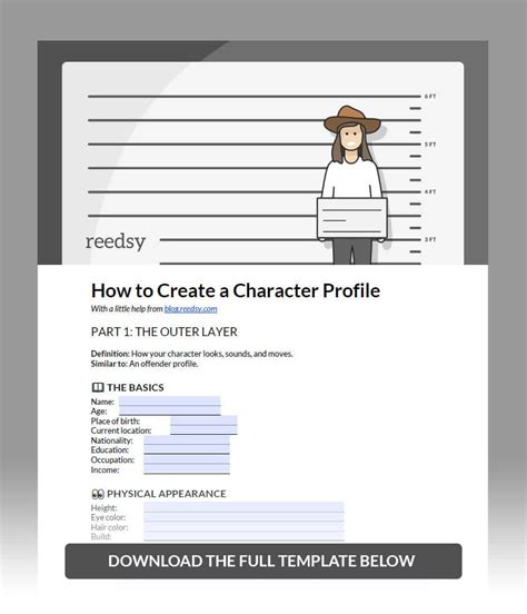 How To Create A Character Profile The Ultimate Guide With Template