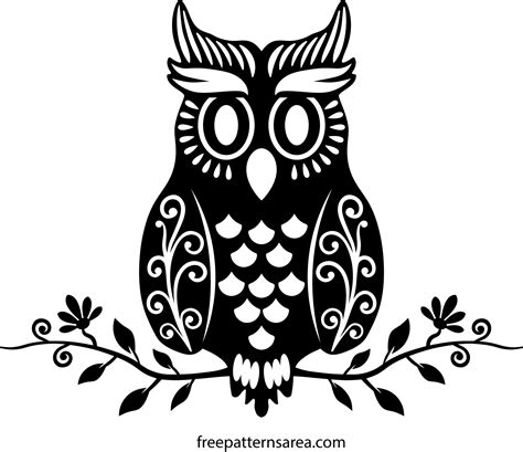 Free Owl Silhouette Vector Images For Design Freepatternsarea Owl