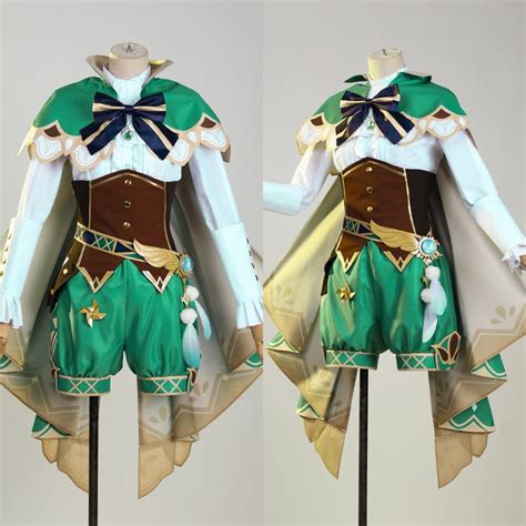 genshin impact venti costume cosplay suit game costumes