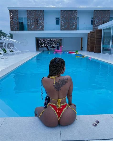Mercy Eke Shows Off Her Curvy Backside As She Shares More Bikini Photos