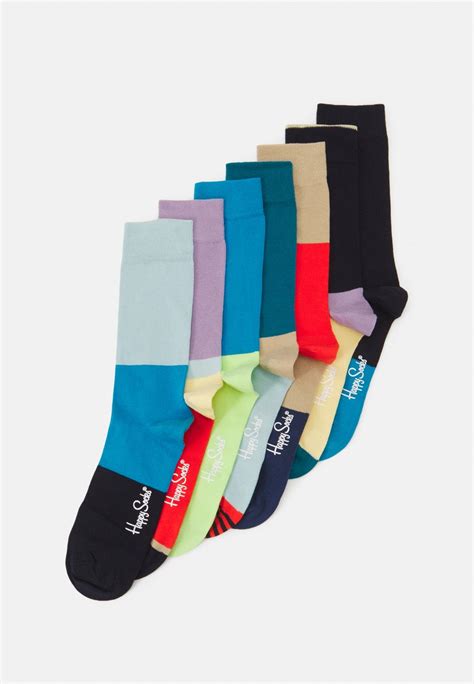 Happy Socks Tbox Unisex 7 Pack Socken Multimehrfarbig Zalandoch