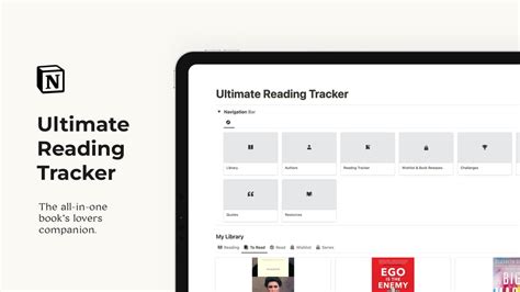 Notion Ultimate Reading Tracker