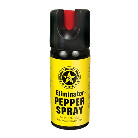 2 Oz Pepper Spray With Twist Lock Top Personal Defense