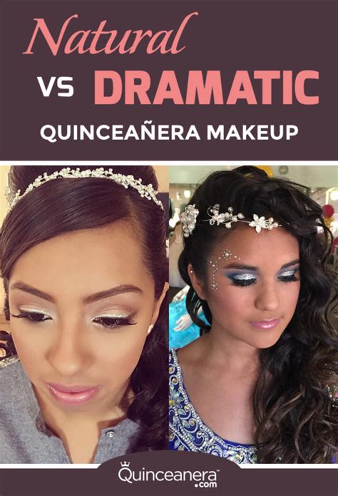 Going For A Natural Or Dramatic Quinceanera Makeup