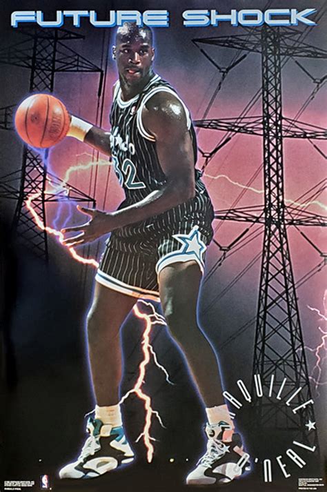Shaquille Oneal Future Shock Orlando Magic Poster Costacos 1992
